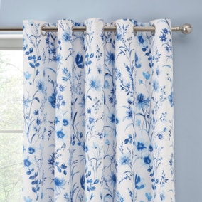 Foxley Ditsy Blackout Eyelet Curtains