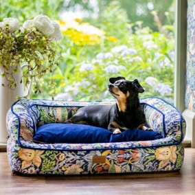 William Morris Strawberry Thief Sofa Dog Bed